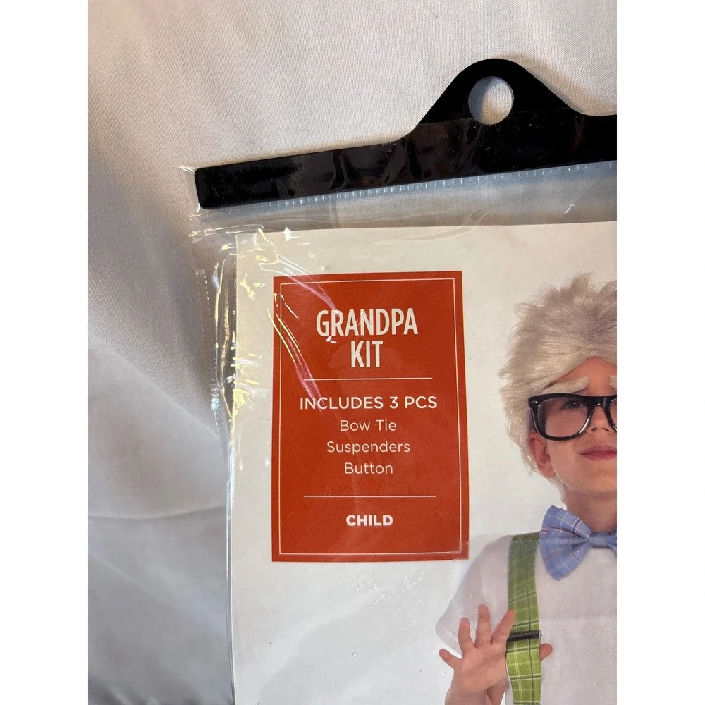 Suit Yourself Kids Grandpa Kit 100th‎ Day of School Costume Accessories 4pc Set